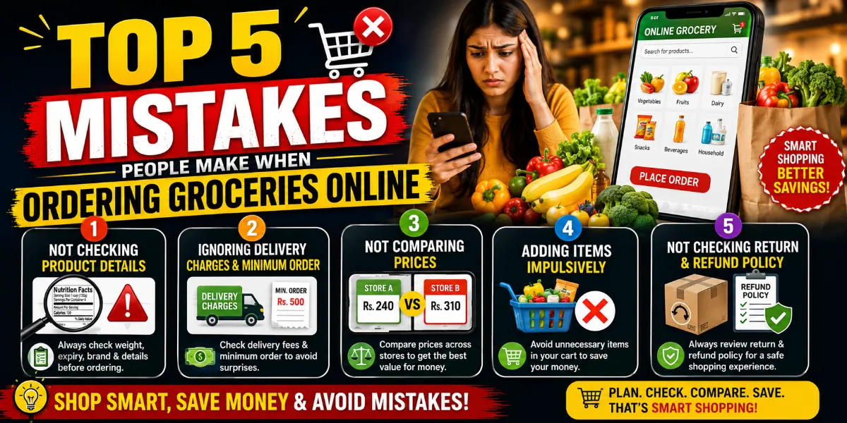 Top 5 Mistakes People Make When Ordering Groc...