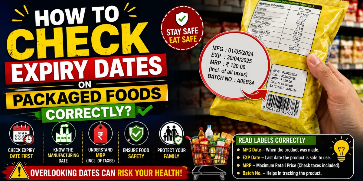 How to Check Expiry Dates on Packaged Foods C...