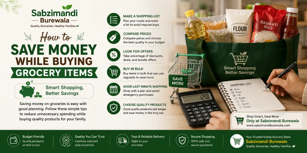 How to Save Money While Buying Grocery Items