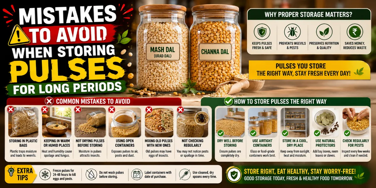 Mistakes to Avoid When Storing Pulses for Lon...