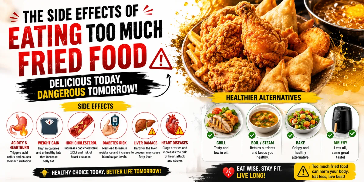 The Side Effects of Eating Too Much Fried Foo...