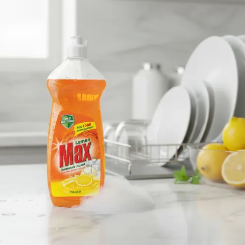 Lemon Max Dishwashing Liquid Lemon 475ml - Product Image