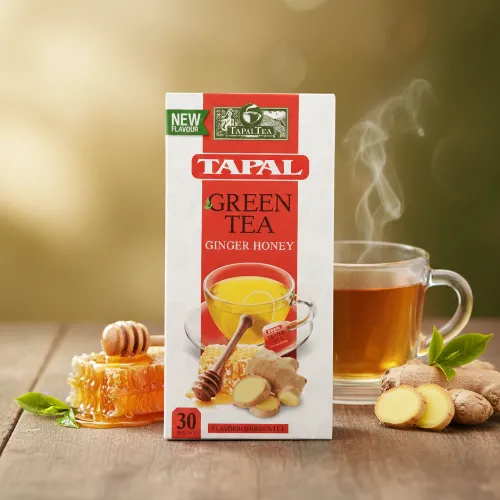 Tapal Green Tea Ginger Honey (30 Tea Bags) - Product Image